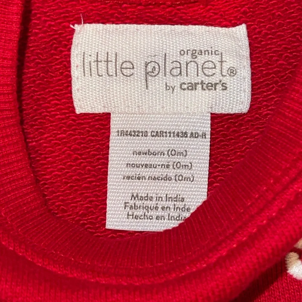 Carters cozy red
